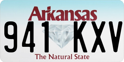 AR license plate 941KXV