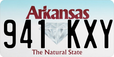AR license plate 941KXY