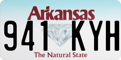 AR license plate 941KYH