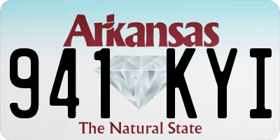 AR license plate 941KYI