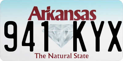 AR license plate 941KYX