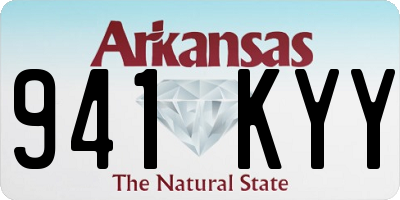 AR license plate 941KYY