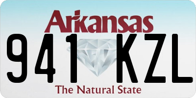 AR license plate 941KZL