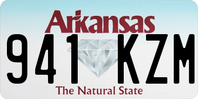 AR license plate 941KZM
