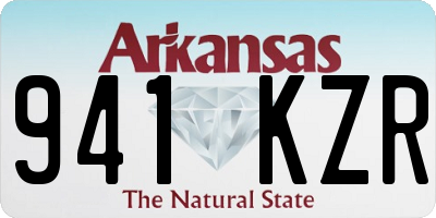 AR license plate 941KZR