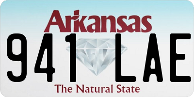 AR license plate 941LAE