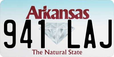AR license plate 941LAJ