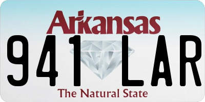 AR license plate 941LAR