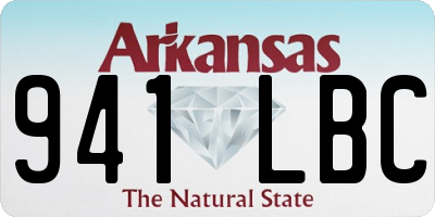 AR license plate 941LBC