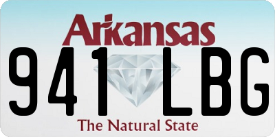 AR license plate 941LBG