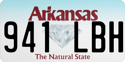 AR license plate 941LBH