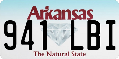 AR license plate 941LBI