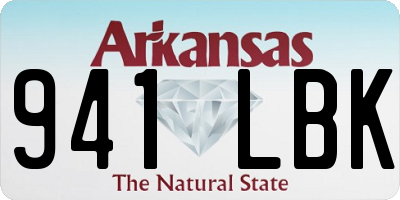 AR license plate 941LBK