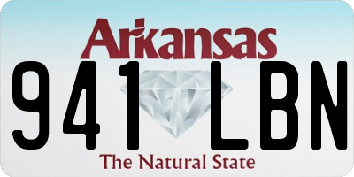 AR license plate 941LBN