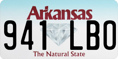 AR license plate 941LBO