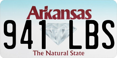 AR license plate 941LBS