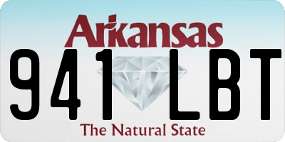 AR license plate 941LBT