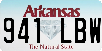 AR license plate 941LBW