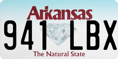 AR license plate 941LBX