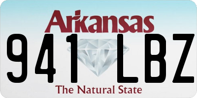 AR license plate 941LBZ
