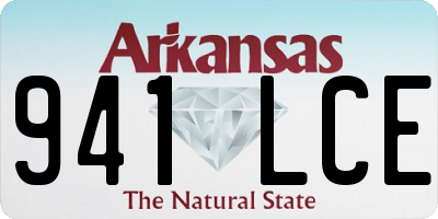 AR license plate 941LCE
