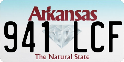 AR license plate 941LCF