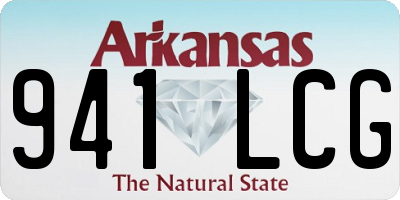 AR license plate 941LCG