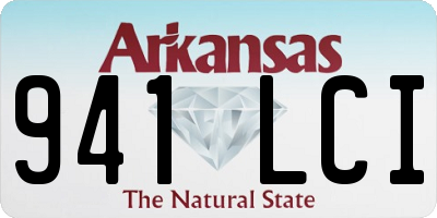 AR license plate 941LCI
