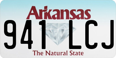 AR license plate 941LCJ