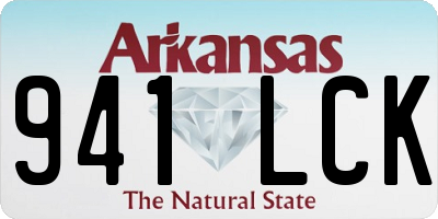 AR license plate 941LCK