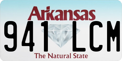 AR license plate 941LCM