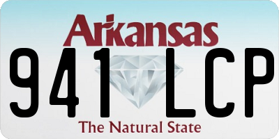 AR license plate 941LCP