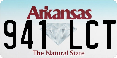AR license plate 941LCT