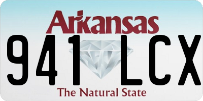 AR license plate 941LCX
