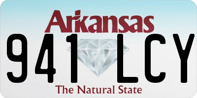 AR license plate 941LCY