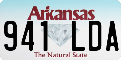 AR license plate 941LDA