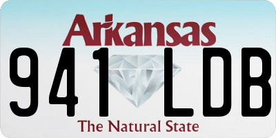 AR license plate 941LDB