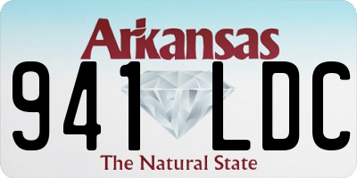 AR license plate 941LDC