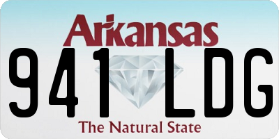 AR license plate 941LDG