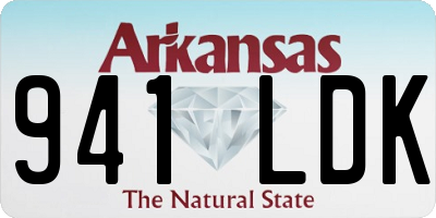 AR license plate 941LDK