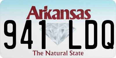 AR license plate 941LDQ