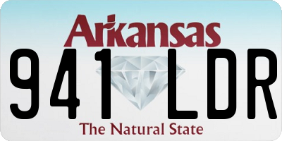 AR license plate 941LDR