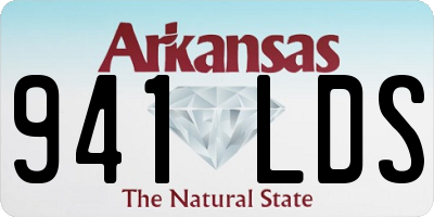 AR license plate 941LDS