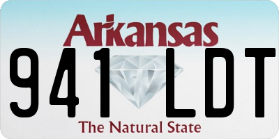 AR license plate 941LDT
