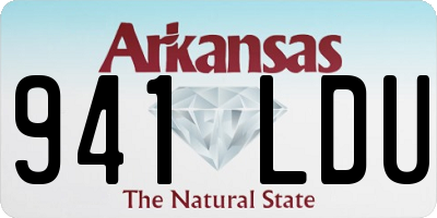 AR license plate 941LDU