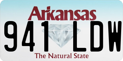 AR license plate 941LDW