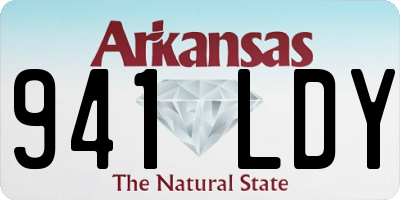 AR license plate 941LDY
