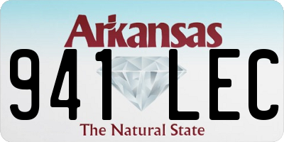 AR license plate 941LEC