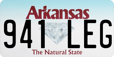 AR license plate 941LEG