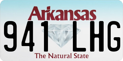 AR license plate 941LHG